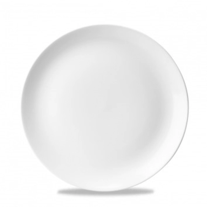Evolve White Assiette coupe moyenne 21.7cm