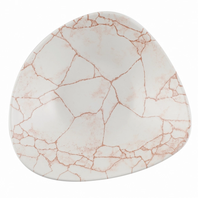 S.P. Kintsugi Coral Triangel Schüssel