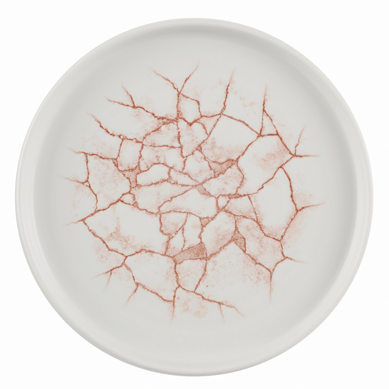 S.P. Kintsugi Coral Walled Teller H