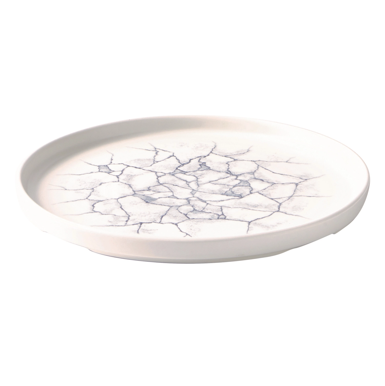 S.P. Kintsugi Pearl Grey Walled Teller