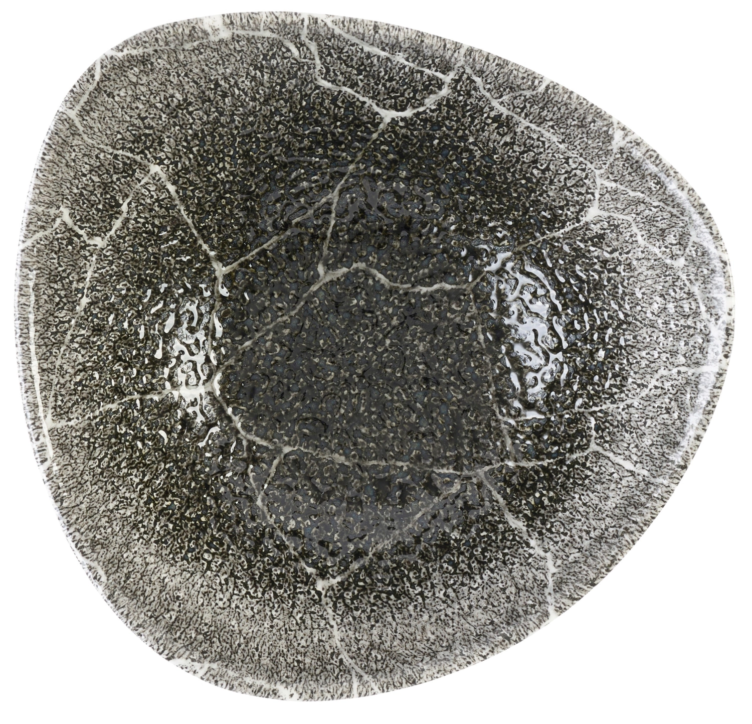 S.P. Kintsugi Reverse Quartz Black Bol triangulaire