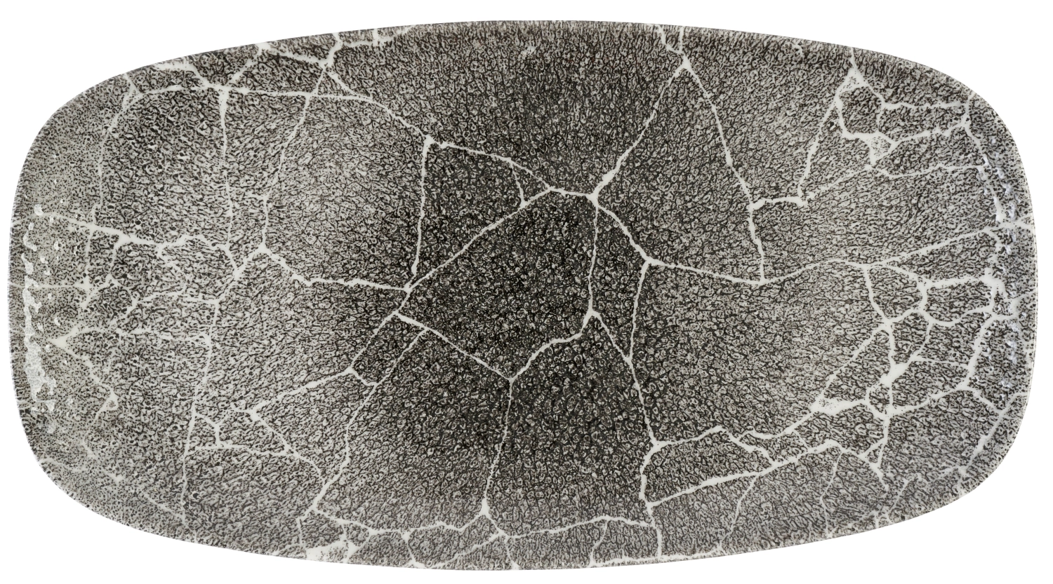 S.P. Kintsugi Reverse Quartz Black Chefs Platte