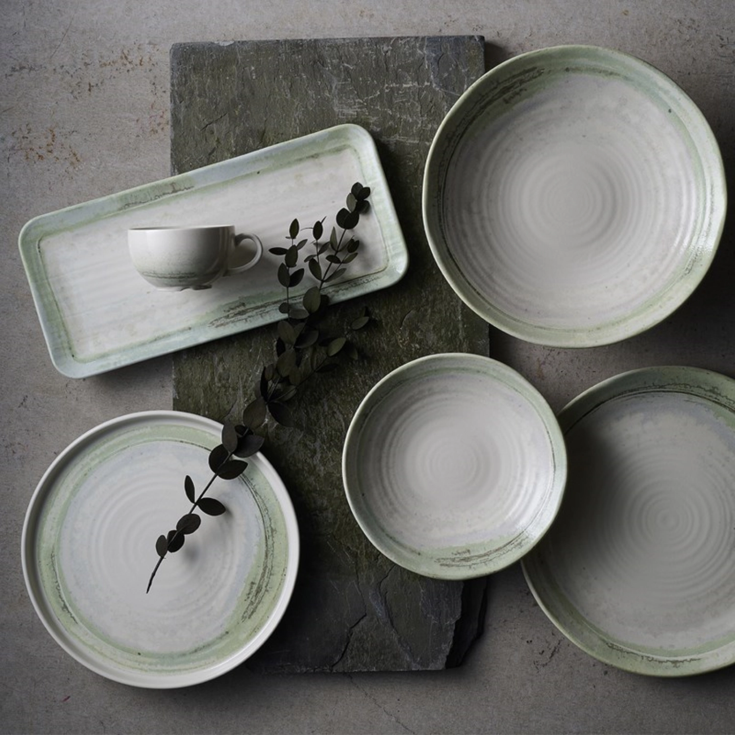 The Makers Collection Finca Flint Organic Coupe Teller flach