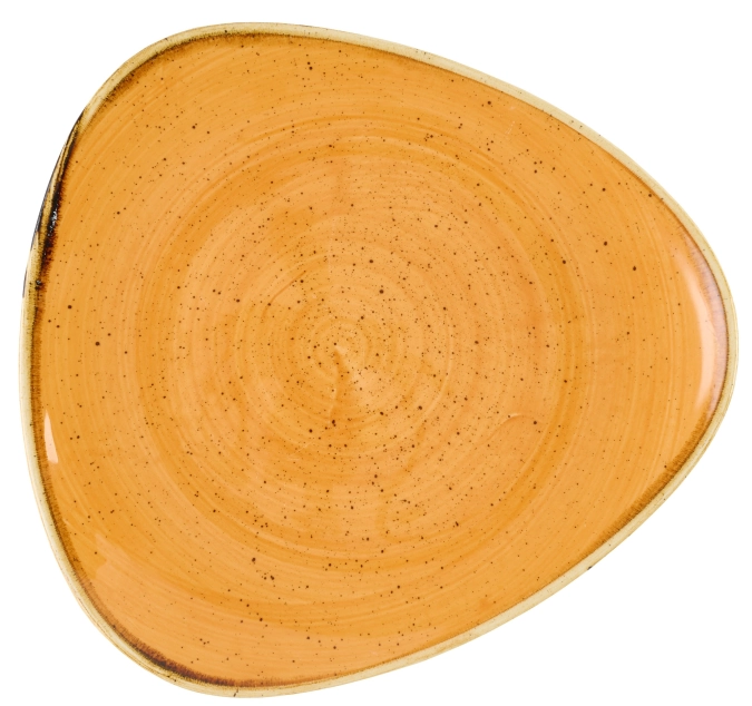 Stonecast Tangerine Triangle Assiette plate