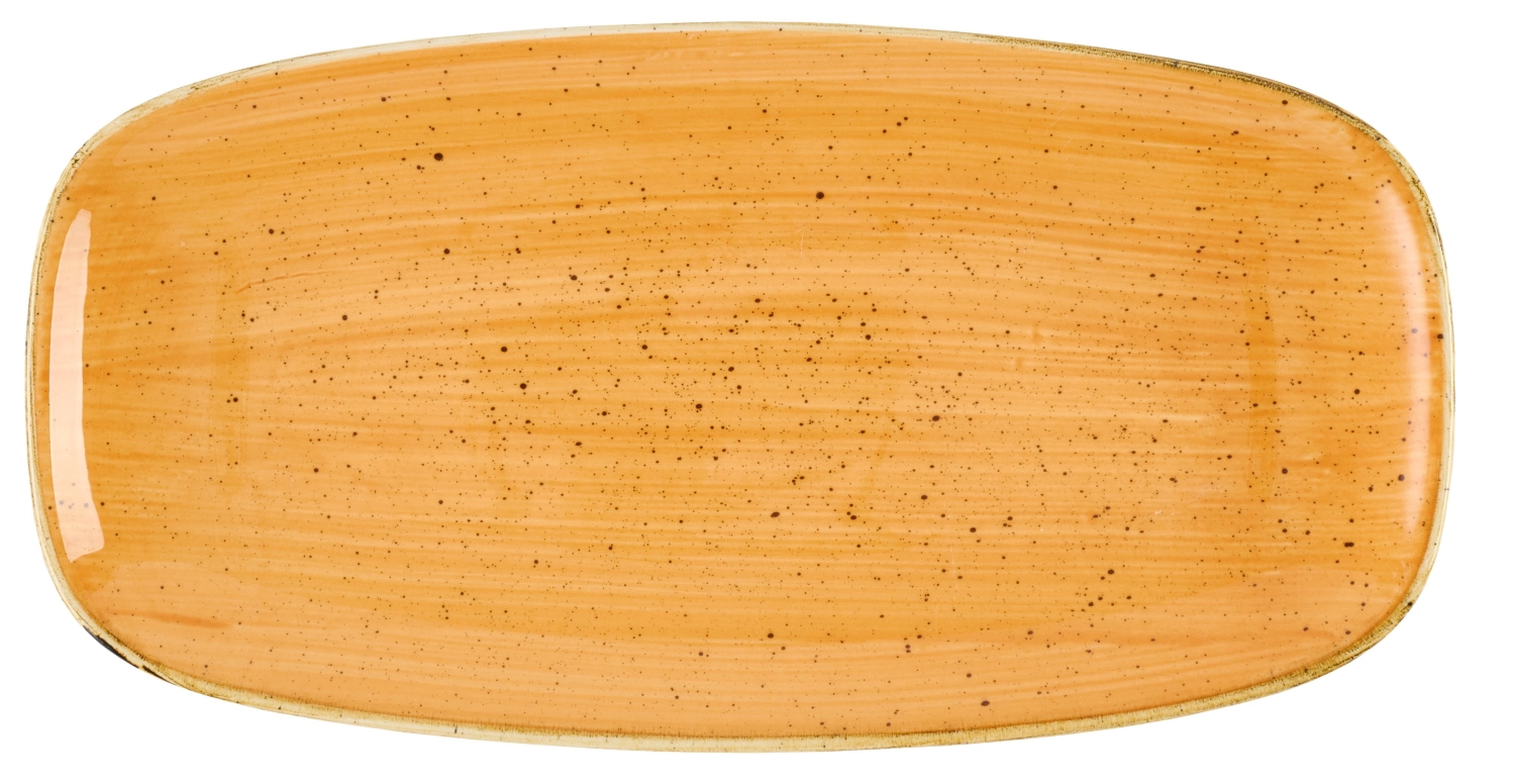 Stonecast Tangerine Chefs Assiette Oblong