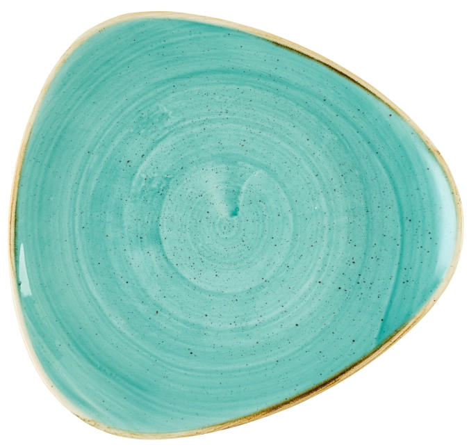Stonecast Mint Triangle Assiette plate