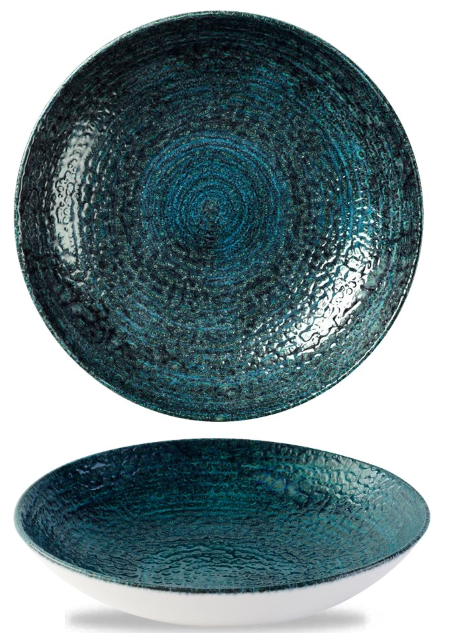 Homespun Chroma Marine Coupe Assiette creuse