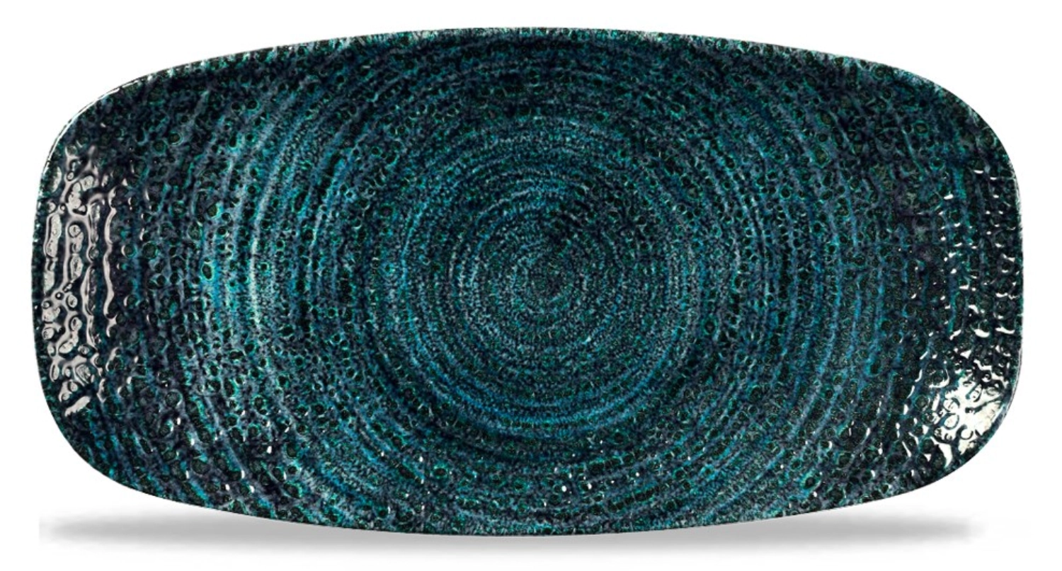 Homespun Chroma Marine Chefs Oblong Platte