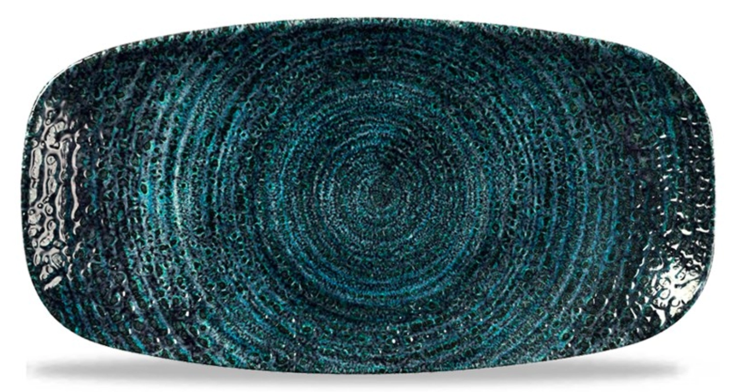 Homespun Chroma Marine Chefs Oblong Platte