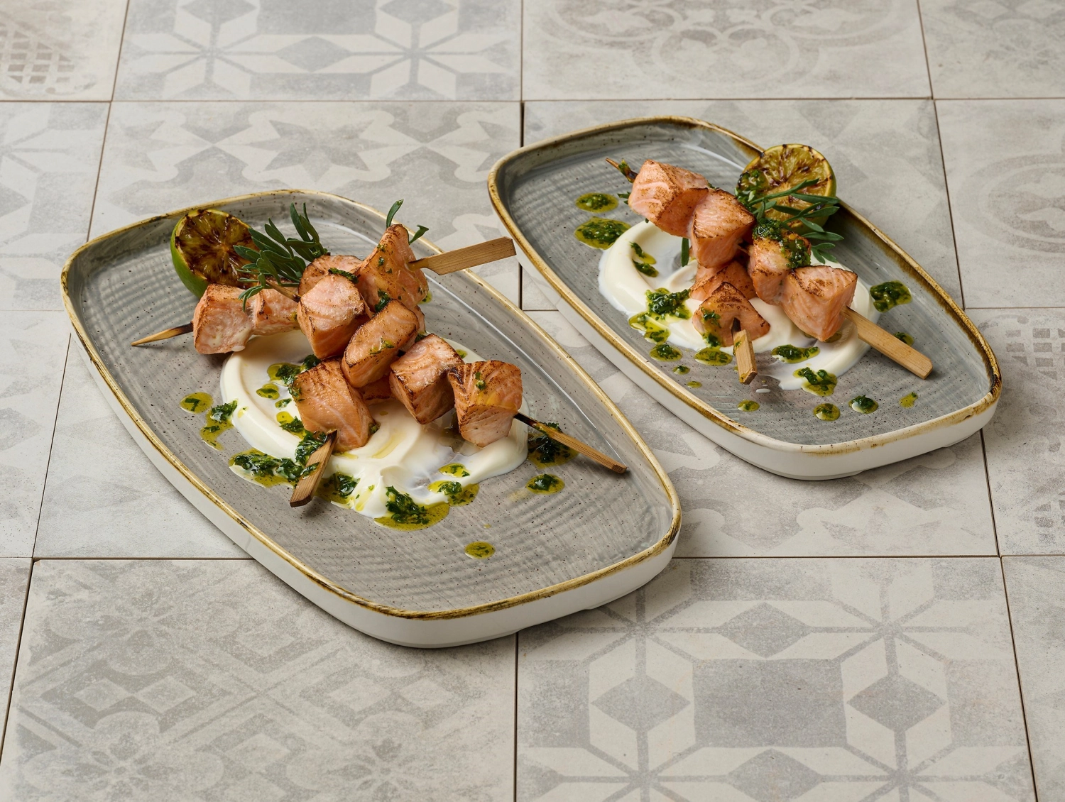 Stonecast Chef Walled Oblong Plaque Peppercorn Grey