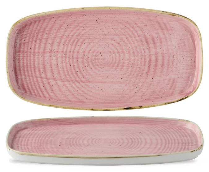 Stonecast Chefs Walled Oblong Plaque Petal Pink