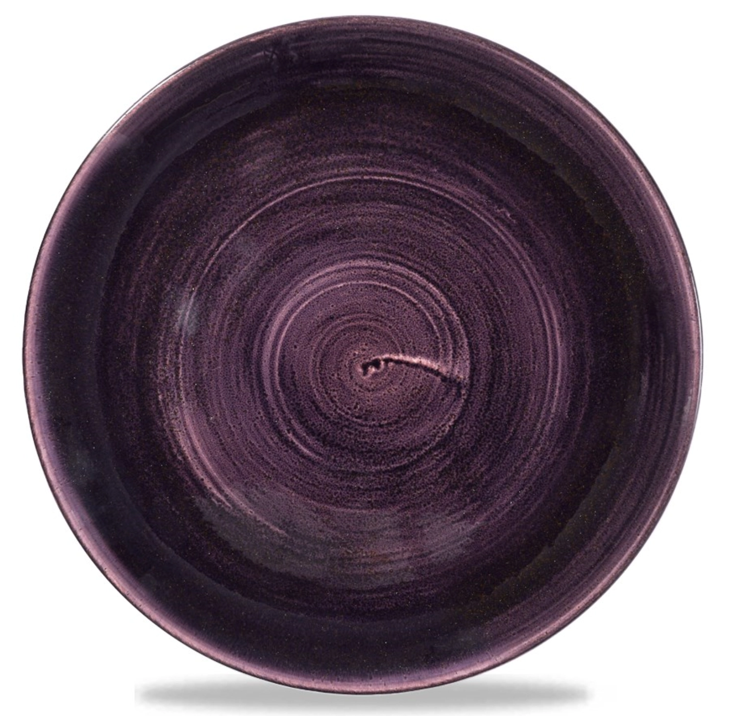 Stonecast Patina Deep Purple Coupe Teller flach