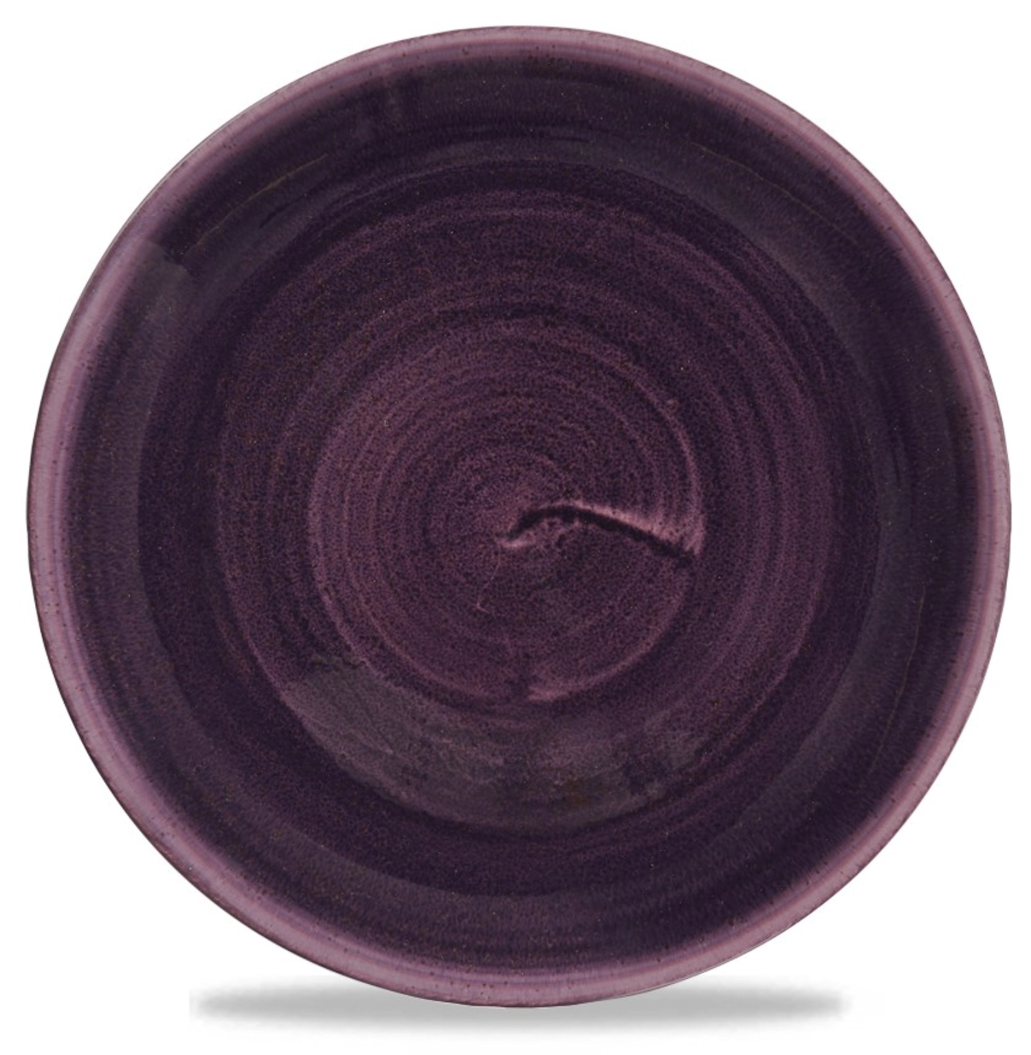 Stonecast Patina Deep Purple Coupe Teller flach
