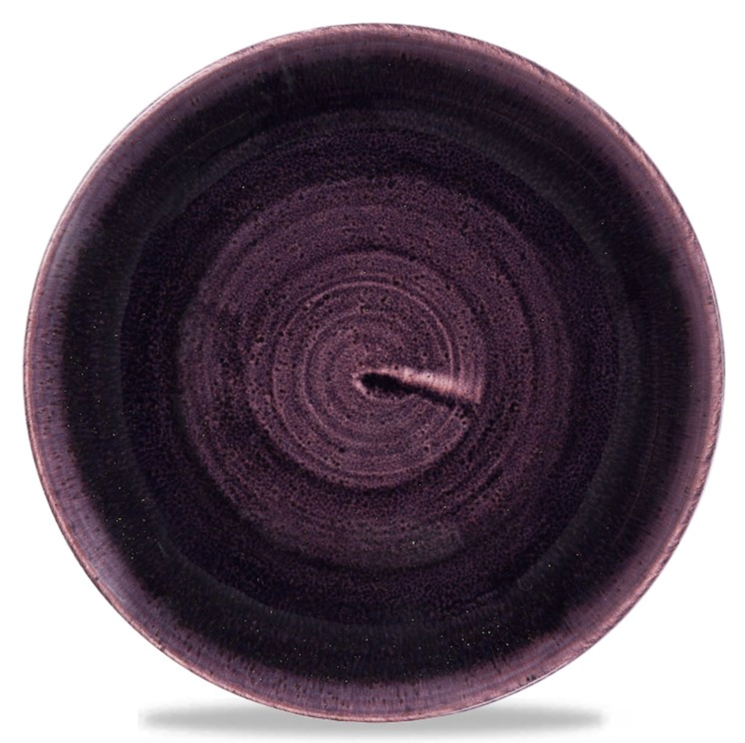 Stonecast Patina Deep Purple Coupe Teller flach