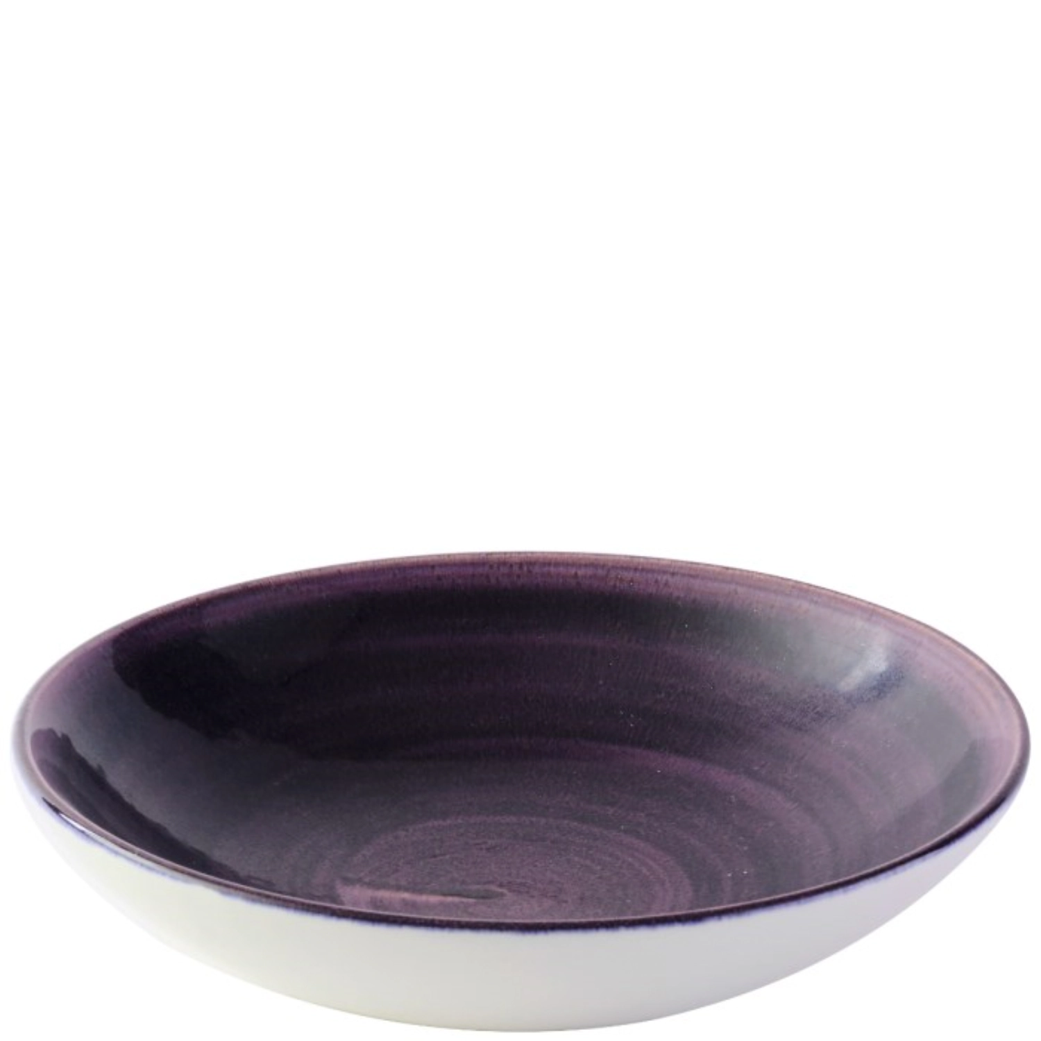 Stonecast Patina Deep Purple Coupe Assiette creuse