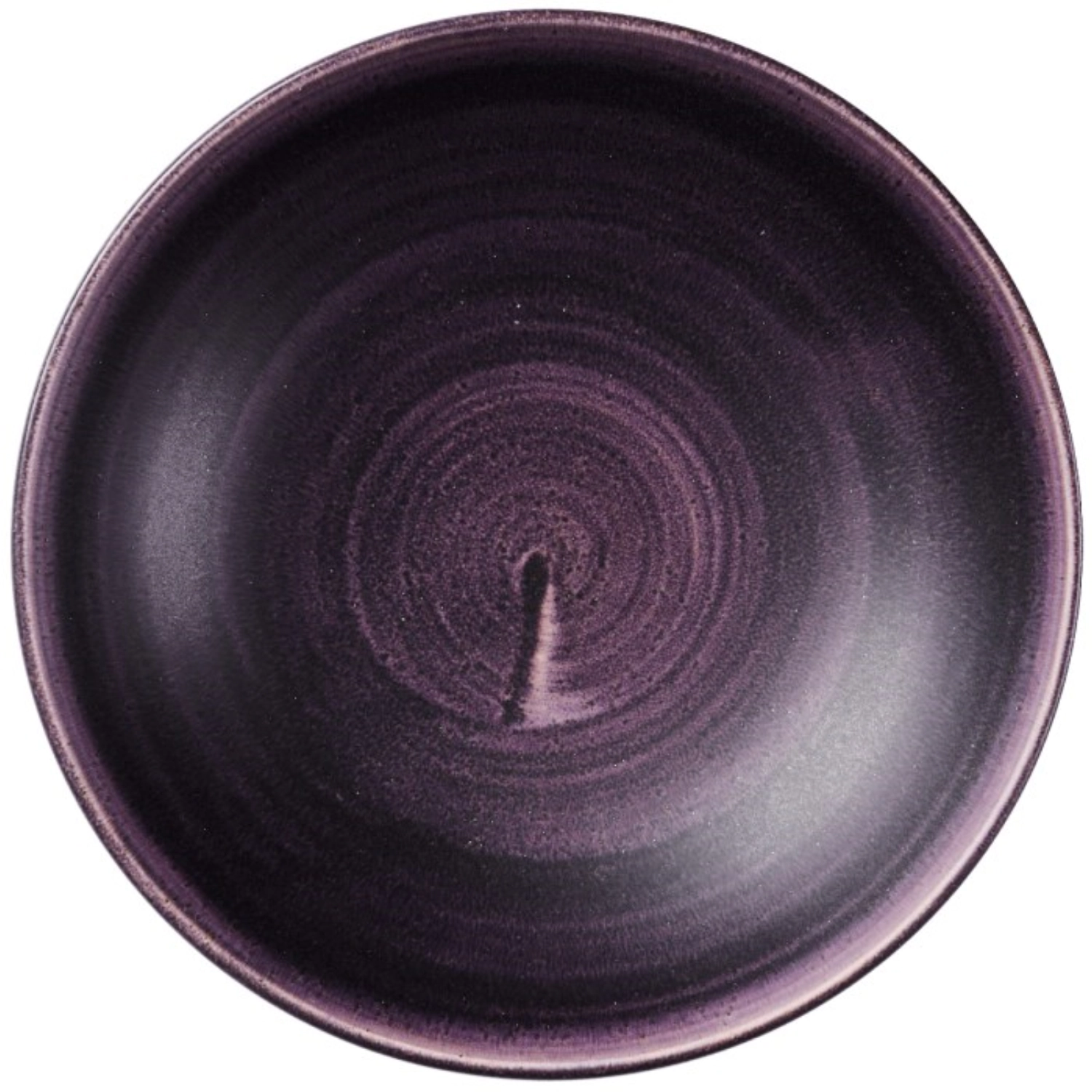 Stonecast Patina Deep Purple Coupe Assiette creuse