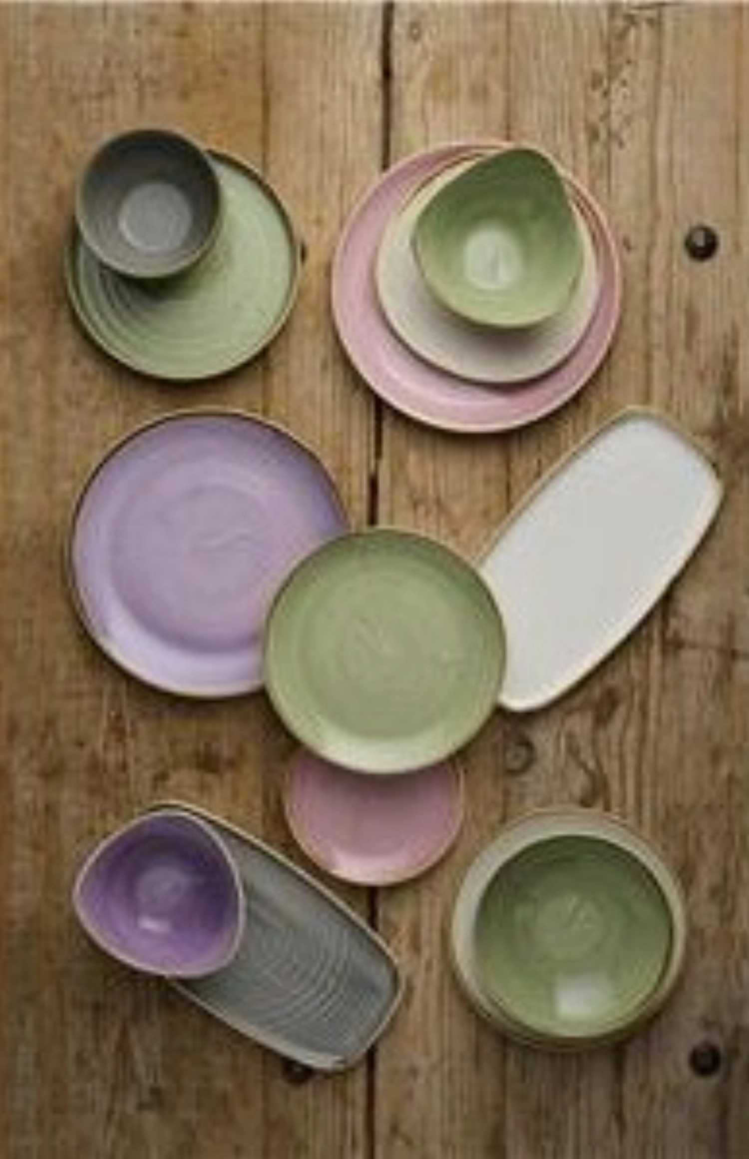 Stonecast Sage Green Assiette triangulaire creuse