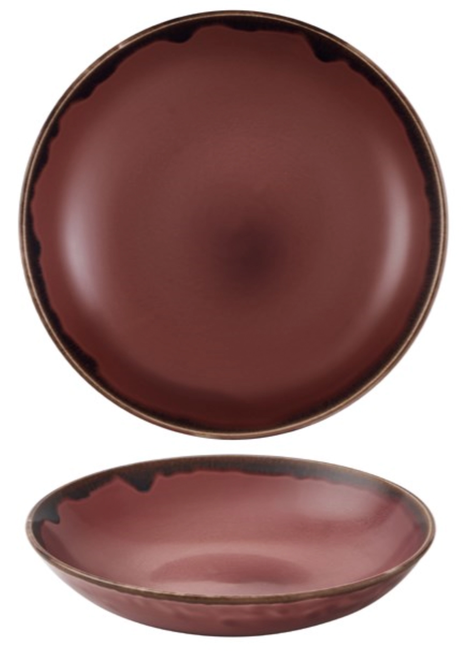 Harvest Plum Coupe Teller tief