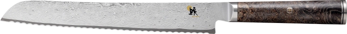 MIYABI 5000MCD 67 BLACK Brotmesser, Ahorn, 240 mm