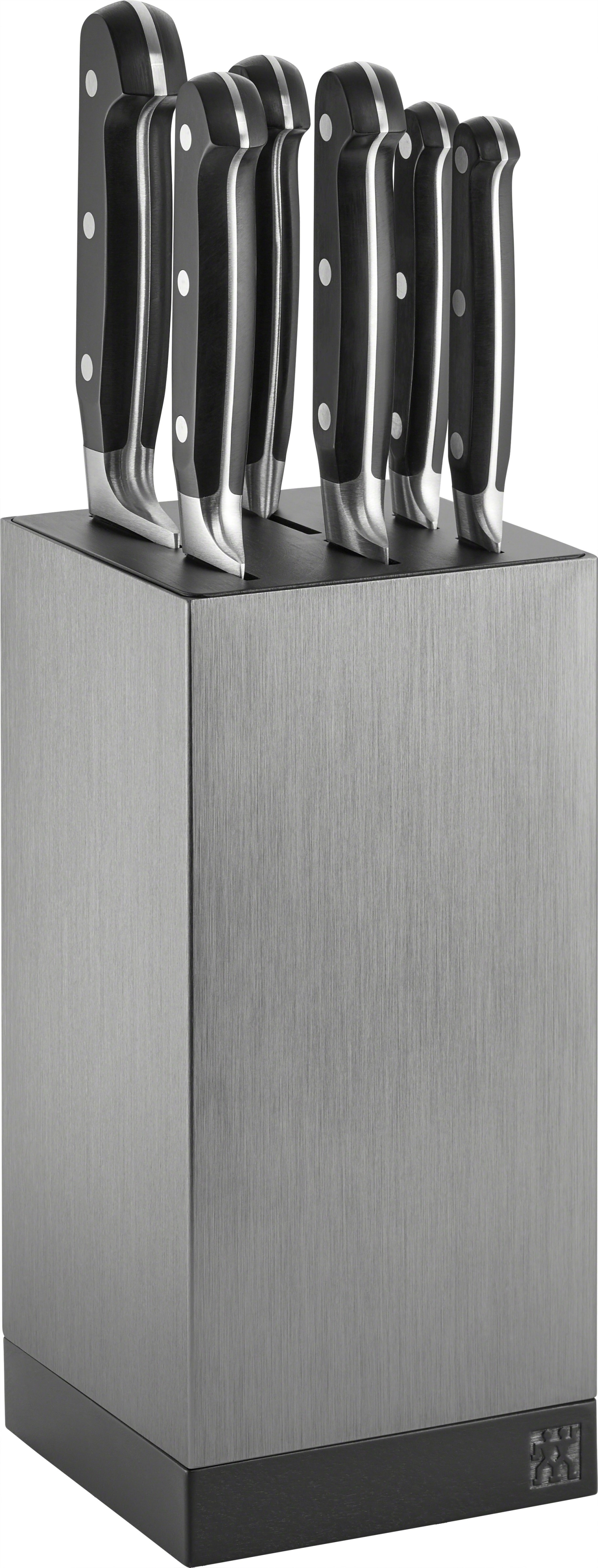 Zwilling bloc à couteaux aluminium, vide 25x12x12 cm