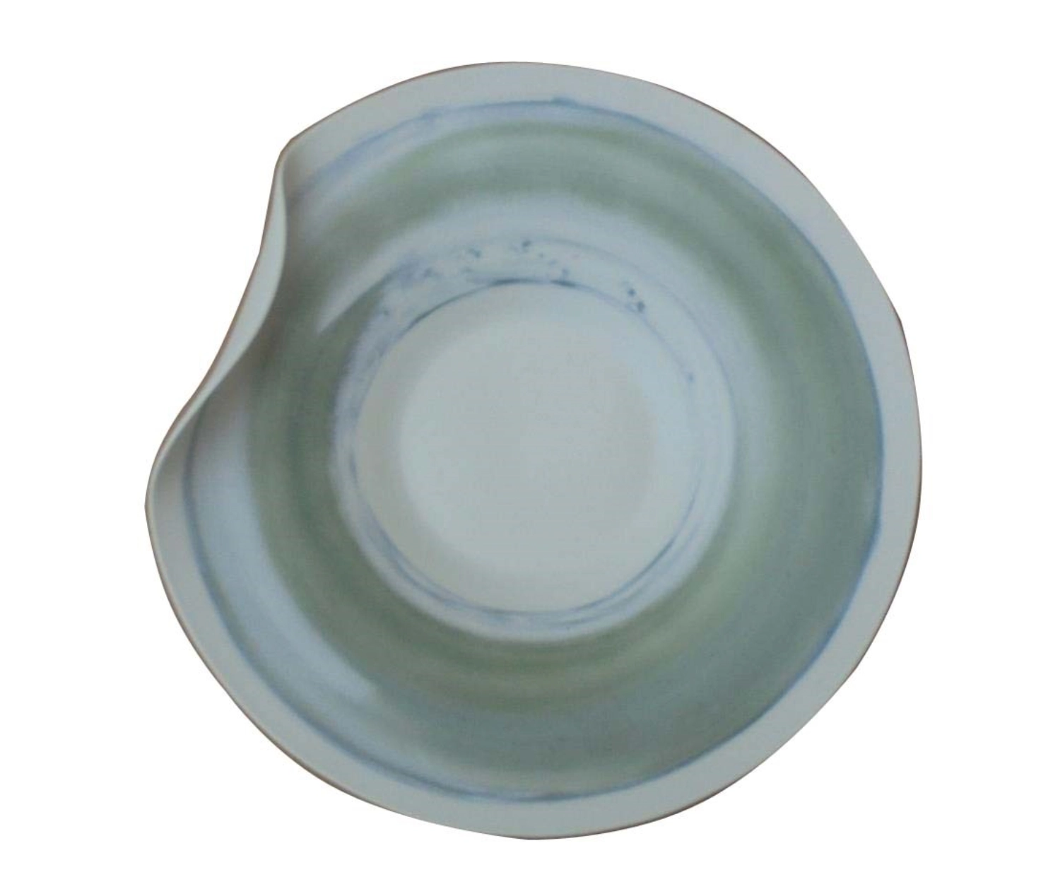 Diva Gourmet Teller tief gebogen 28cm matt blau