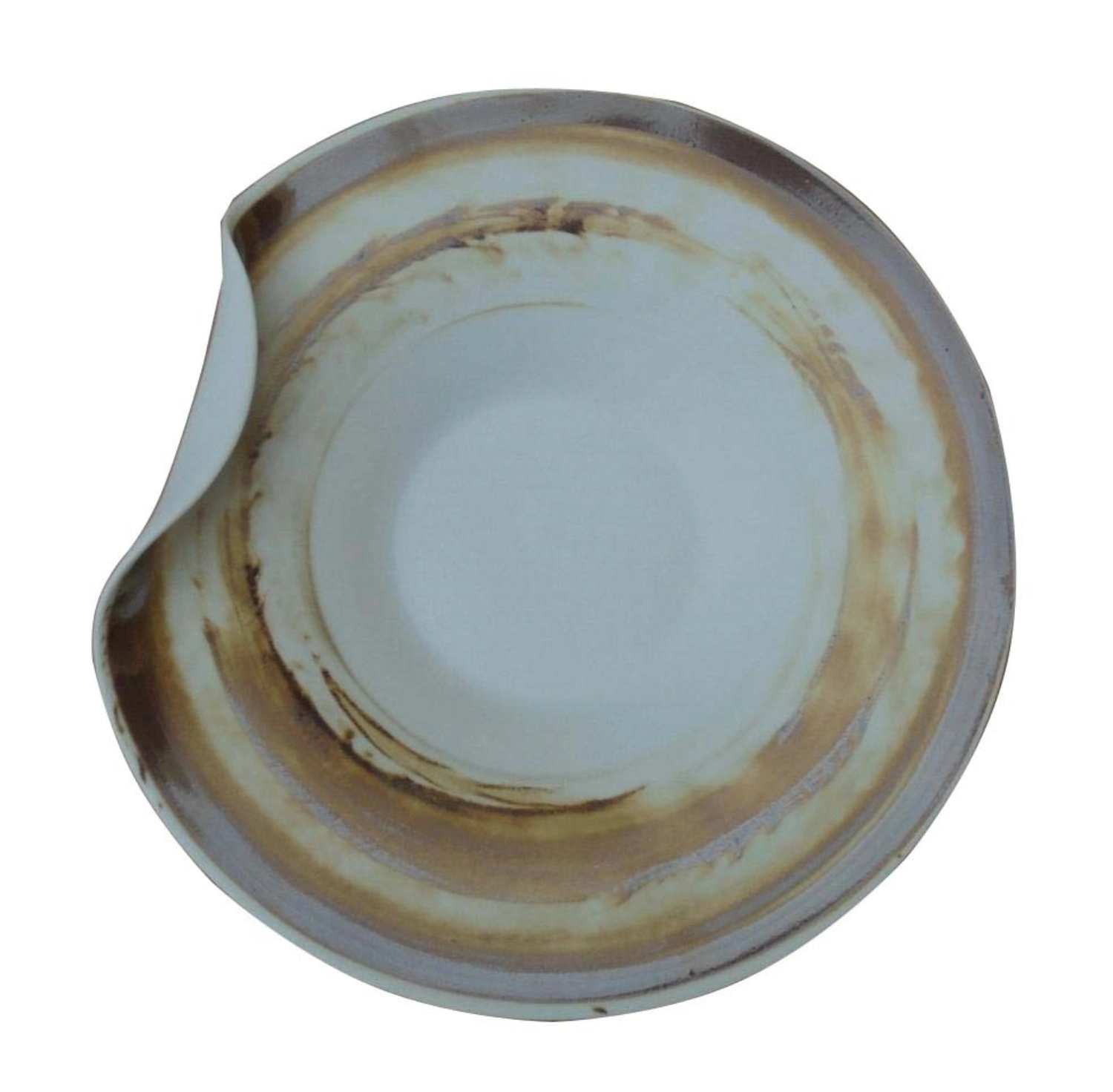 Diva Gourmet Teller tief gebogen 28cm matt braun