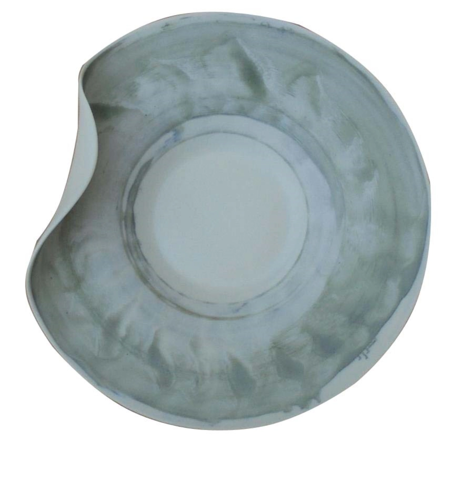 Diva Gourmet Teller tief gebogen 28cm matt schwarz