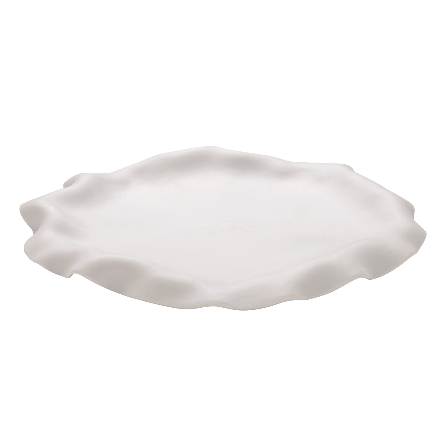 Seta.14 Assiette plate a. flap 12cm mate non émaillée