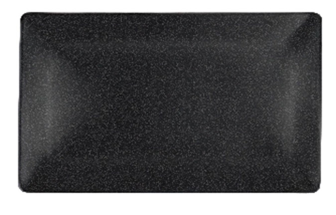 Sushi Platte rechteckig schwarz 20.3x17x2cm