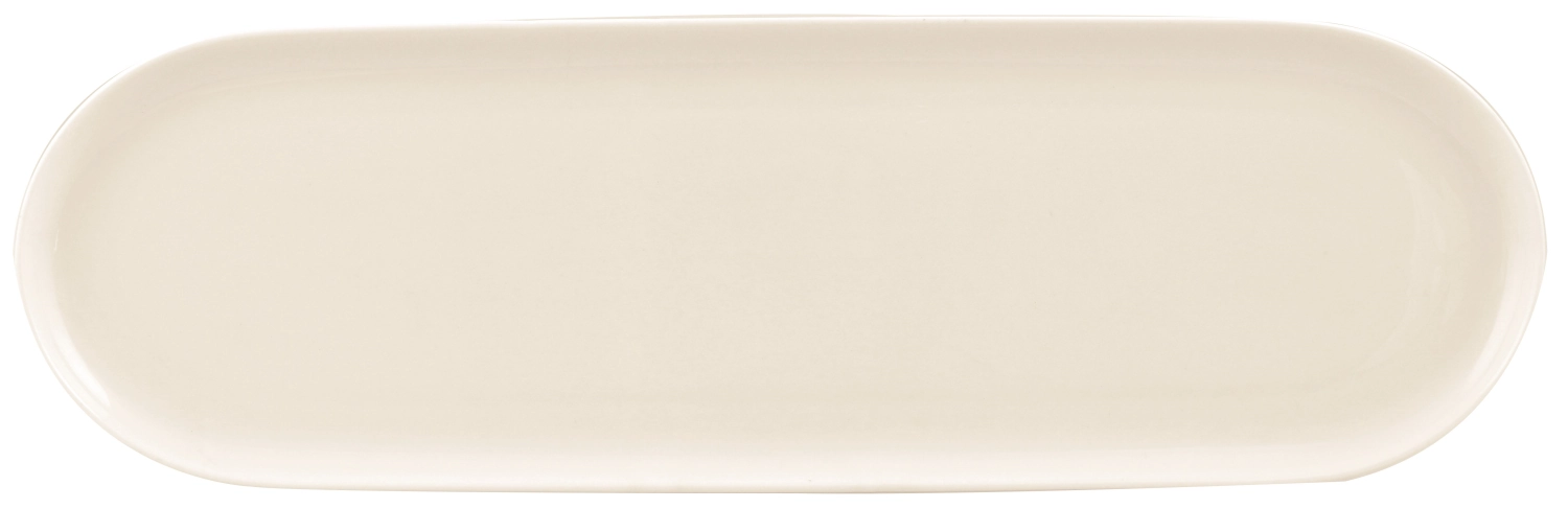 Moma Fine China Assiette ovale 12x38cm