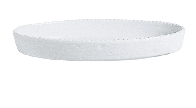 Pirofila Ofenform oval  mit Rillen 22x12.5cm H3.7cm