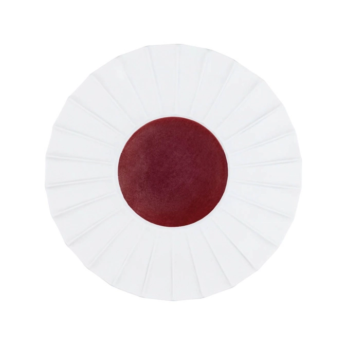 Elementi 46.3016 Assiette plate D30cm intérieur 12.5cm rouge