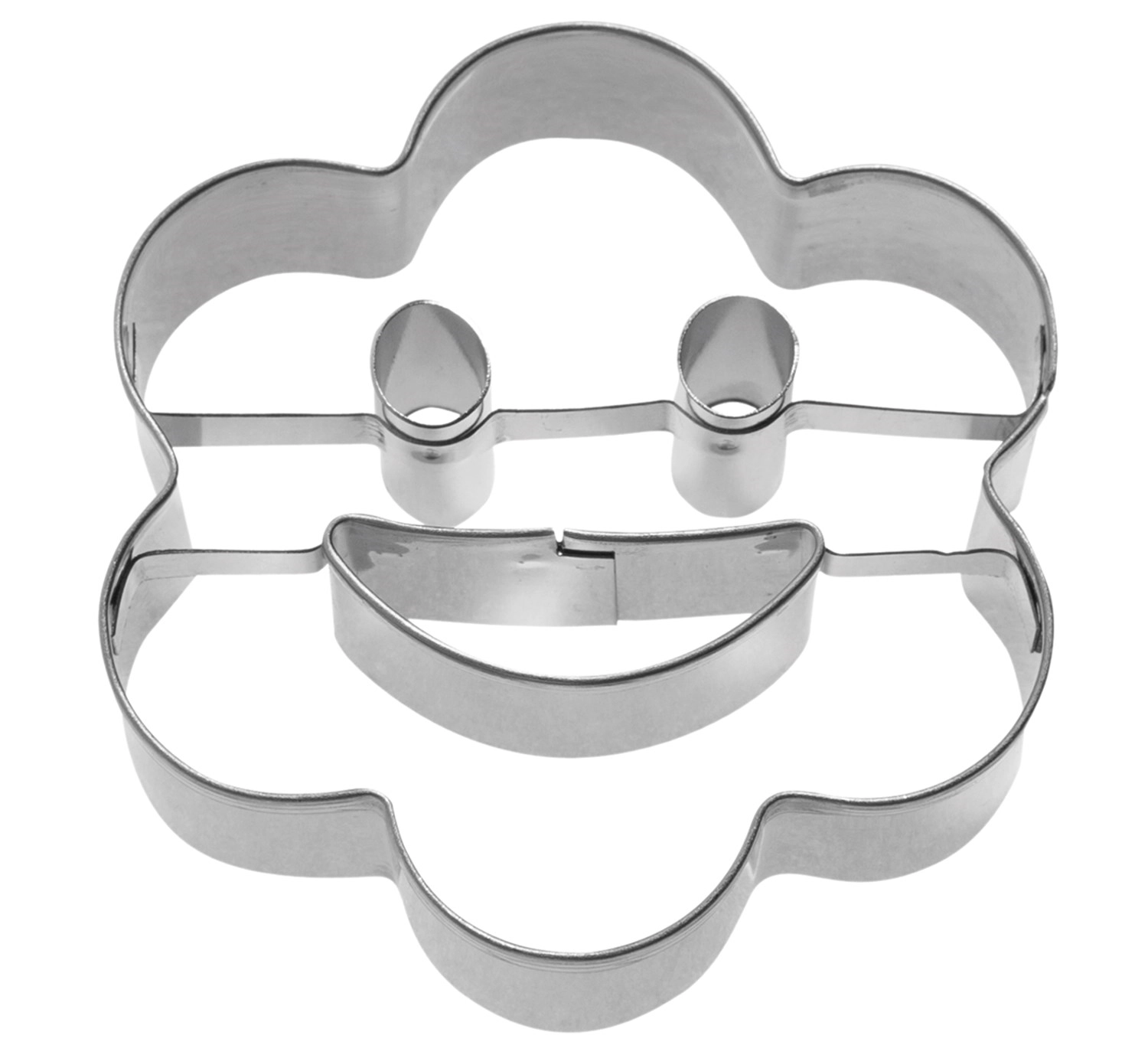 Ausstechform Rosette mit Smiley