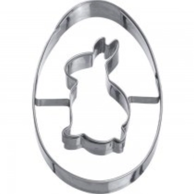 Ausstechform Osterei mit Hase