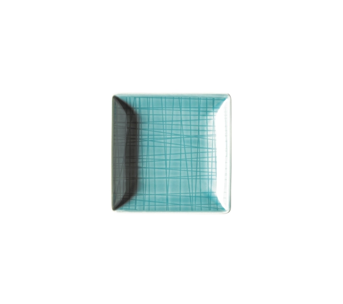 Mesh Colours Aqua Schale quadratisch 10x10cm