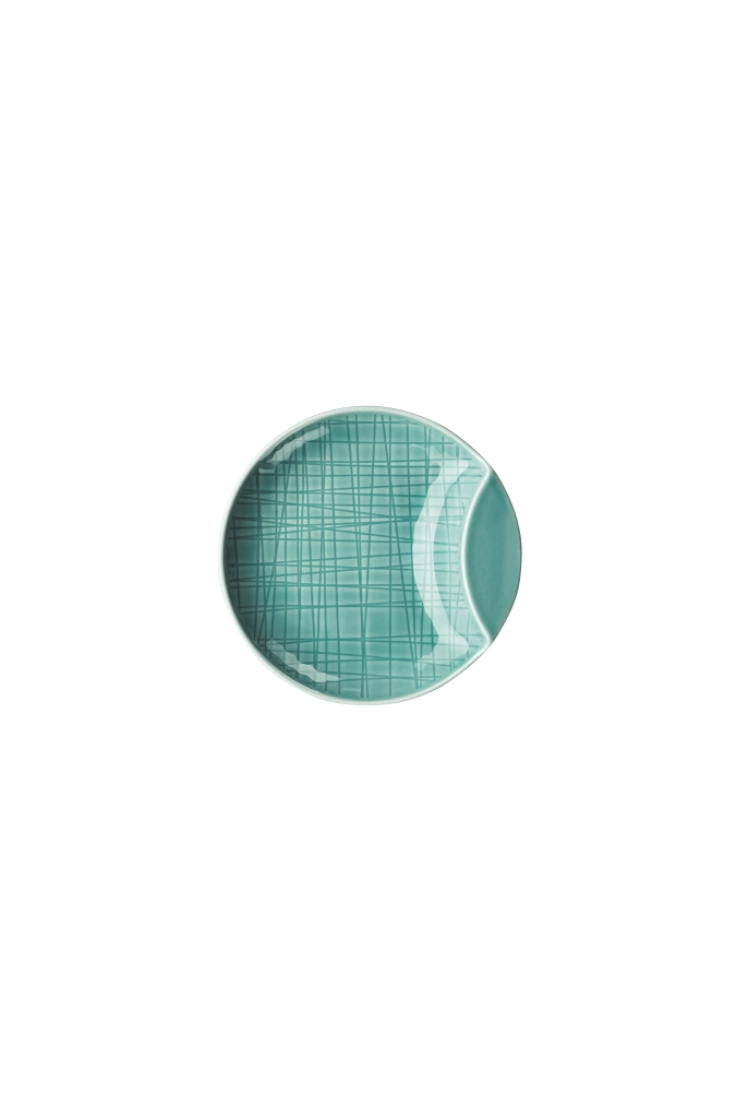 Mesh Colours Aqua Schale rund flach 12cm H3cm