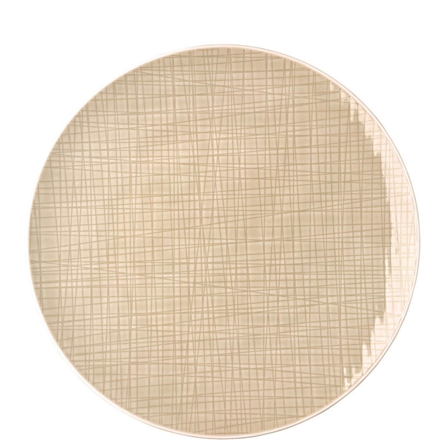 Mesh Colours Cream Teller flach rund 30cm