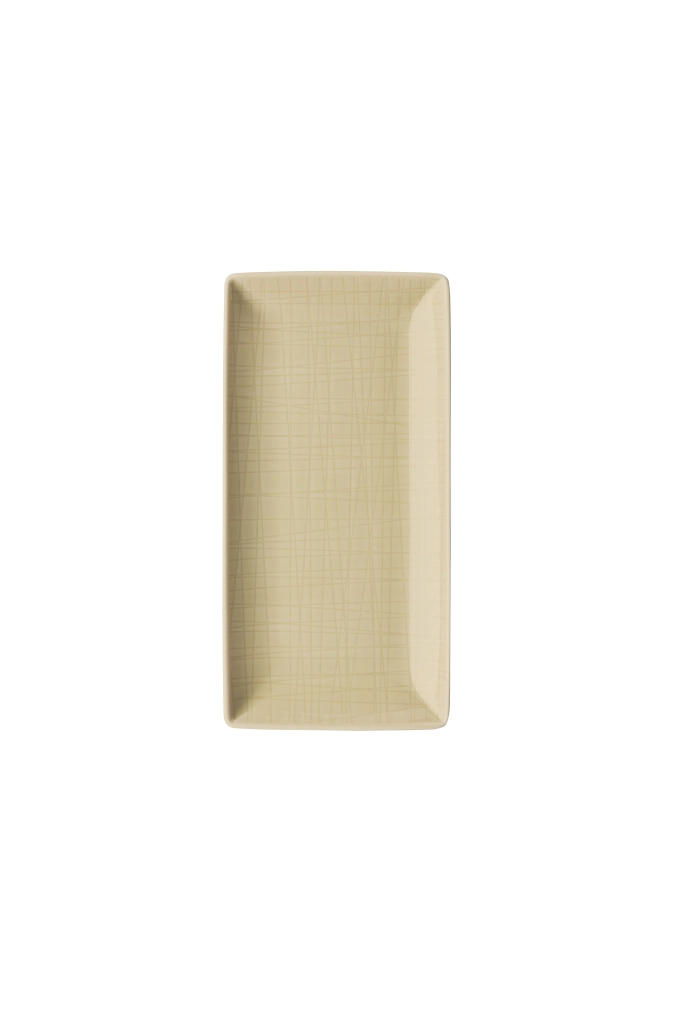 Mesh Colours Cream Schale rechteckig 20x10cm