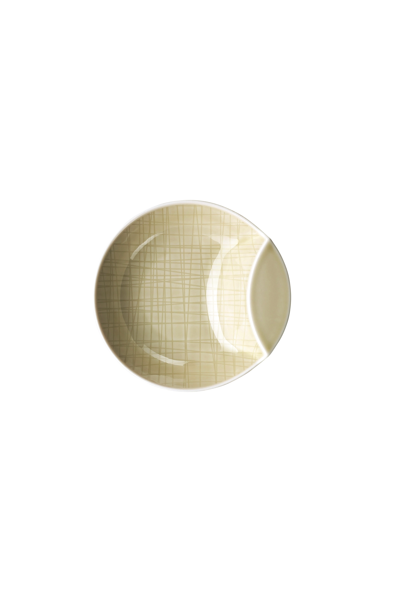 Mesh Colours Cream Schale rund tief 14cm H4cm