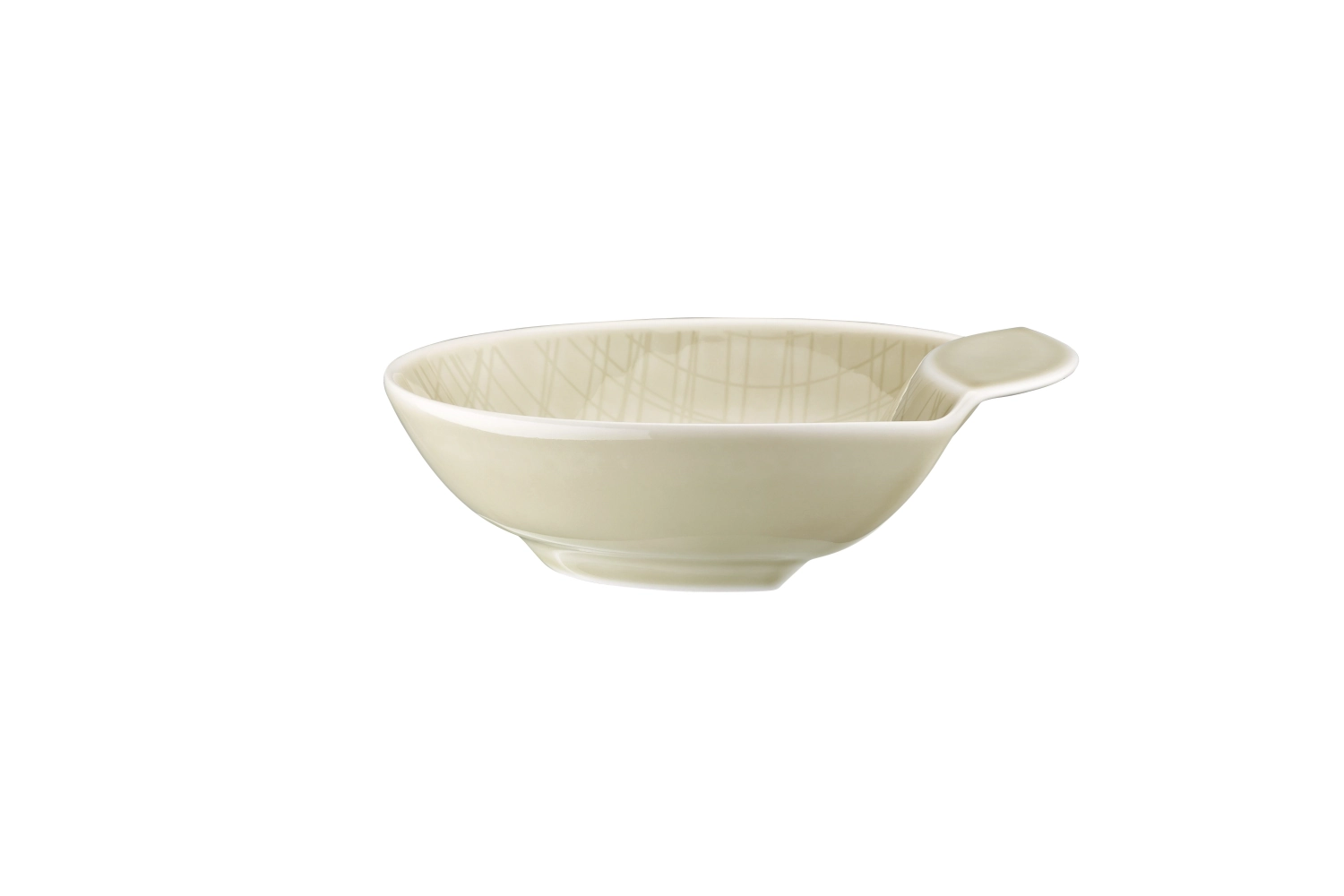 Mesh Colours Cream Schale rund tief 14cm H4cm