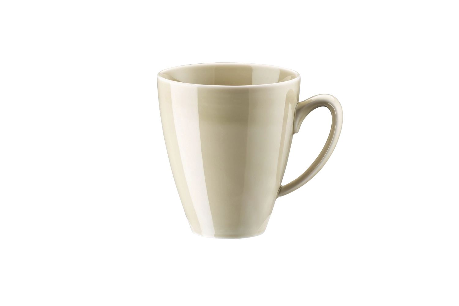 Mesh Colours Cream Becher mit Henkel 9cm H10cm 0.35lt