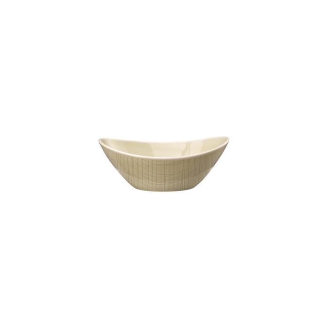 Mesh Colours Cream Schüssel oval 16x12cm H6cm