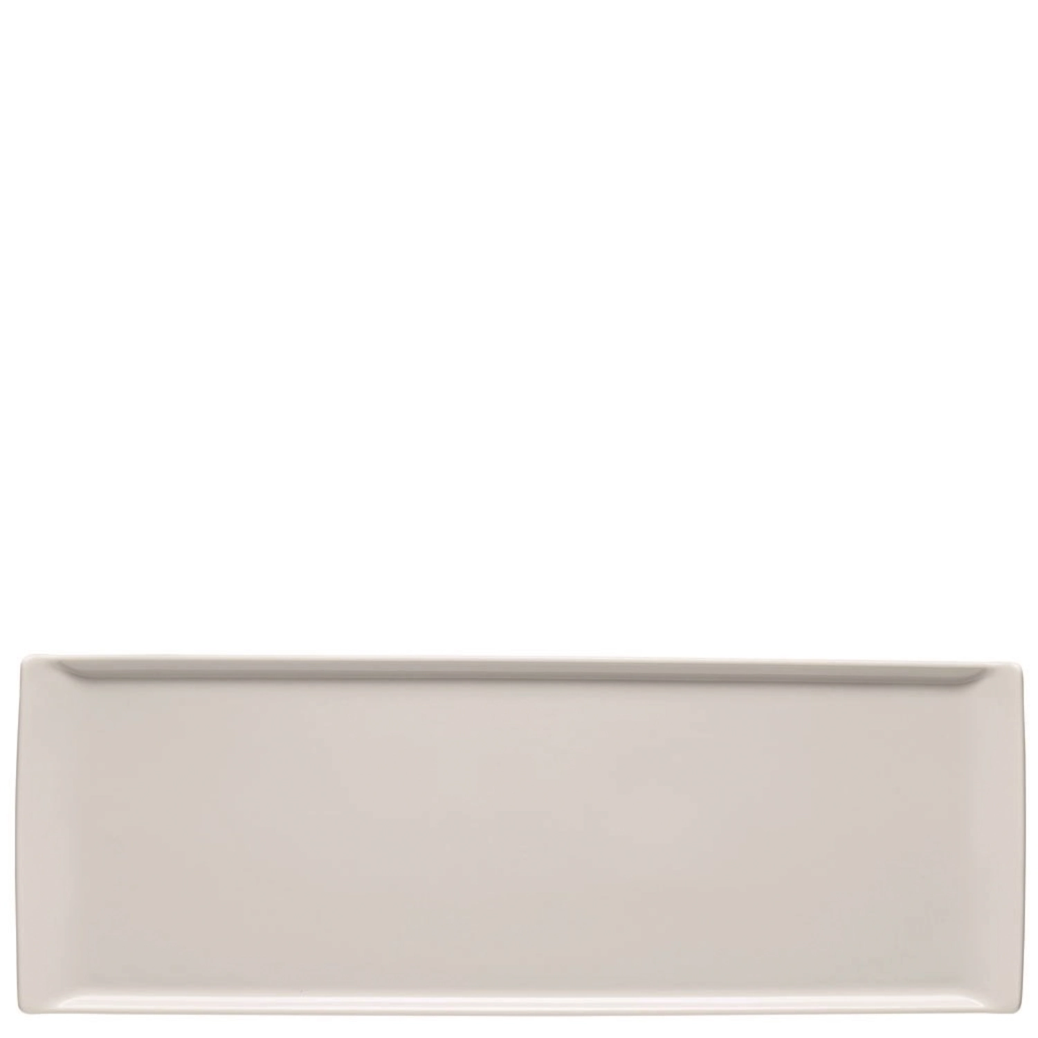 Mesh weiss Teller/Platte flach rechteckig 41x15cm