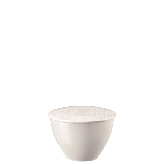 Mesh weiss Zuckerdose Unterteil 9cm H6cm 0.22lt
