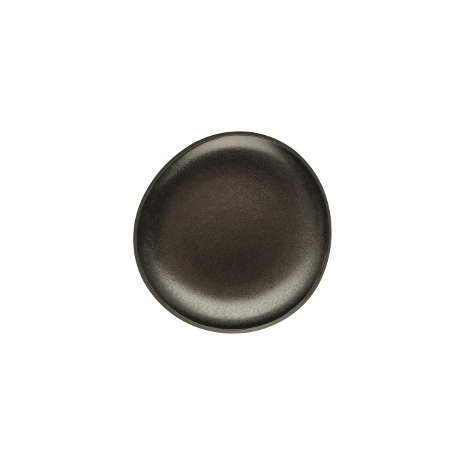 Junto Slate Grey Teller flach 16cm