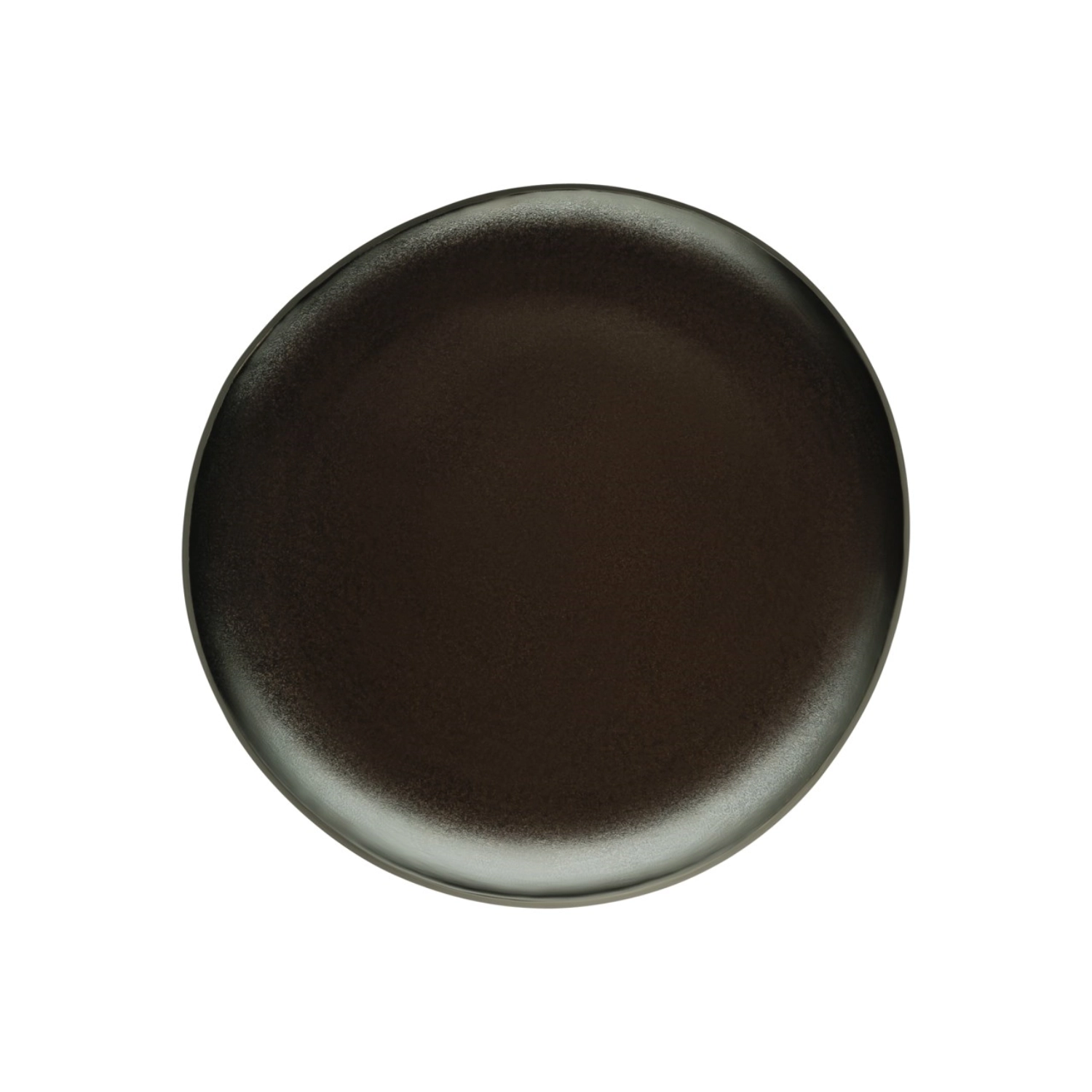 Junto Slate Grey Teller flach 25cm