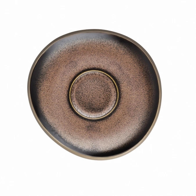 Junto Bronze Espresso Untertasse 12cm
