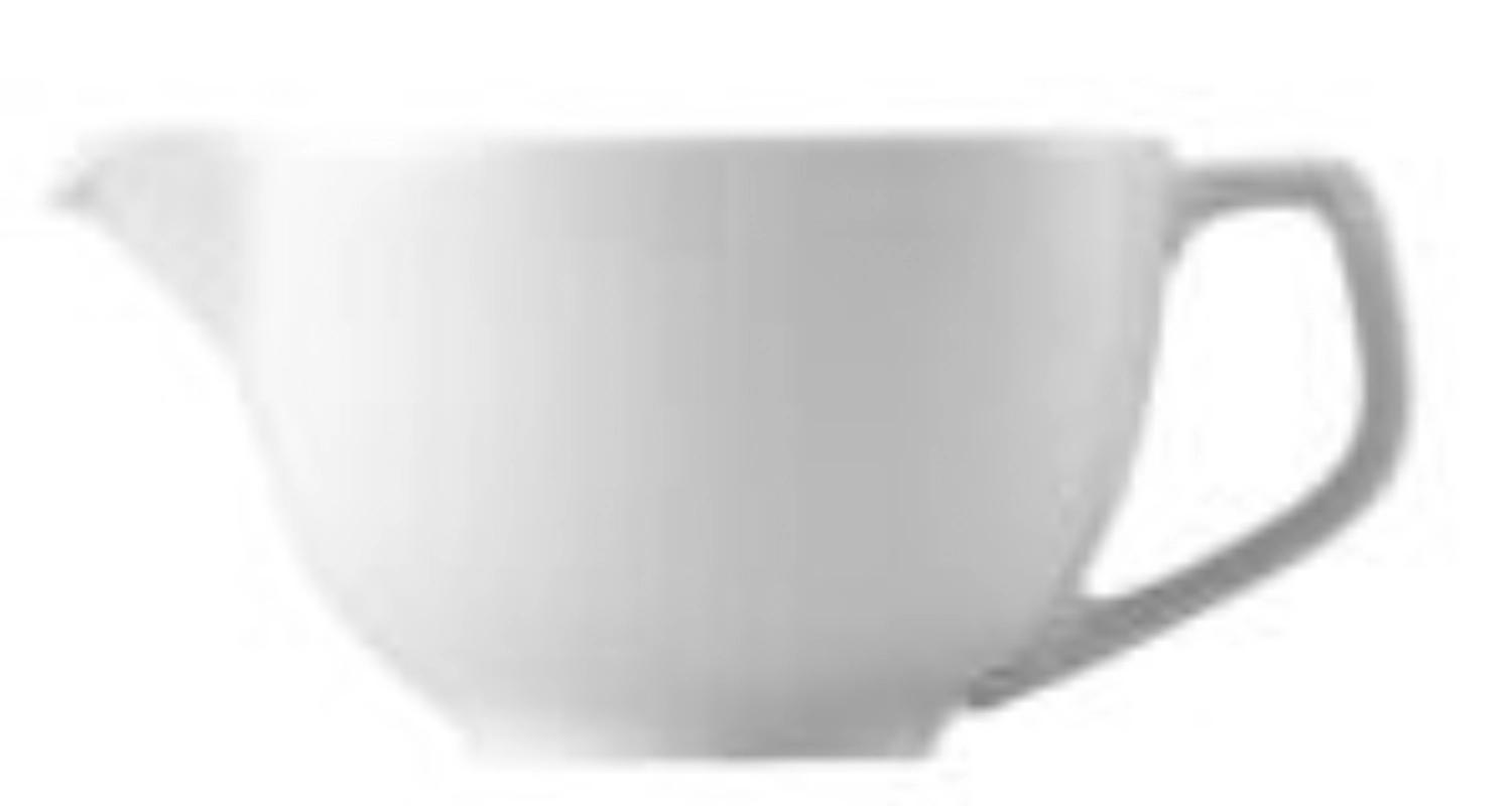 Nido weiss Sauciere mit Henkel Weiss 17.5cm H8.5cm 0.5lt