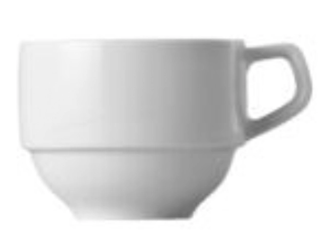 Nido weiss Obertasse stapelbar Weiss 8.5cm H7cm 0.22lt