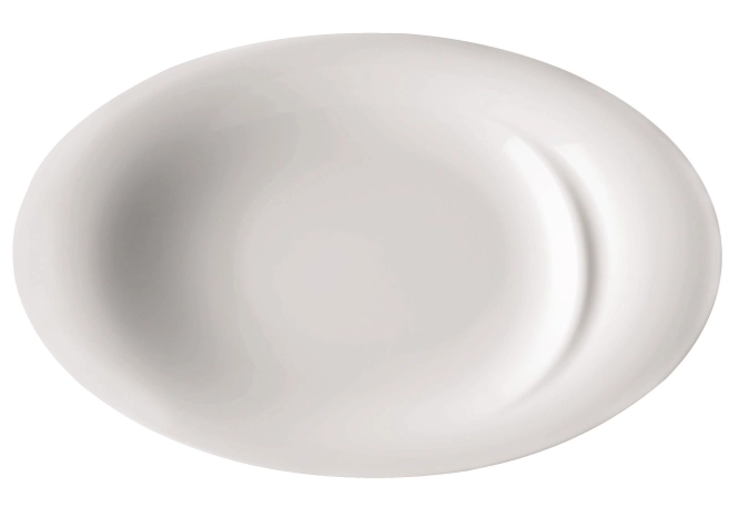 In.gredienti weiss Teller tief oval 32x20cm